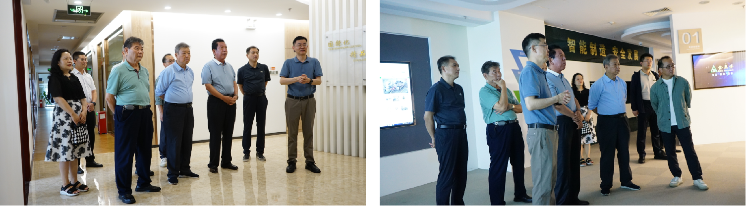 中国职业安全健康协会党委书记、理事长王德学一行莅临金奥博开展工作调研 中国职业安全健康协会党委书记、理事长王德学一行莅临金奥博开展工作调研